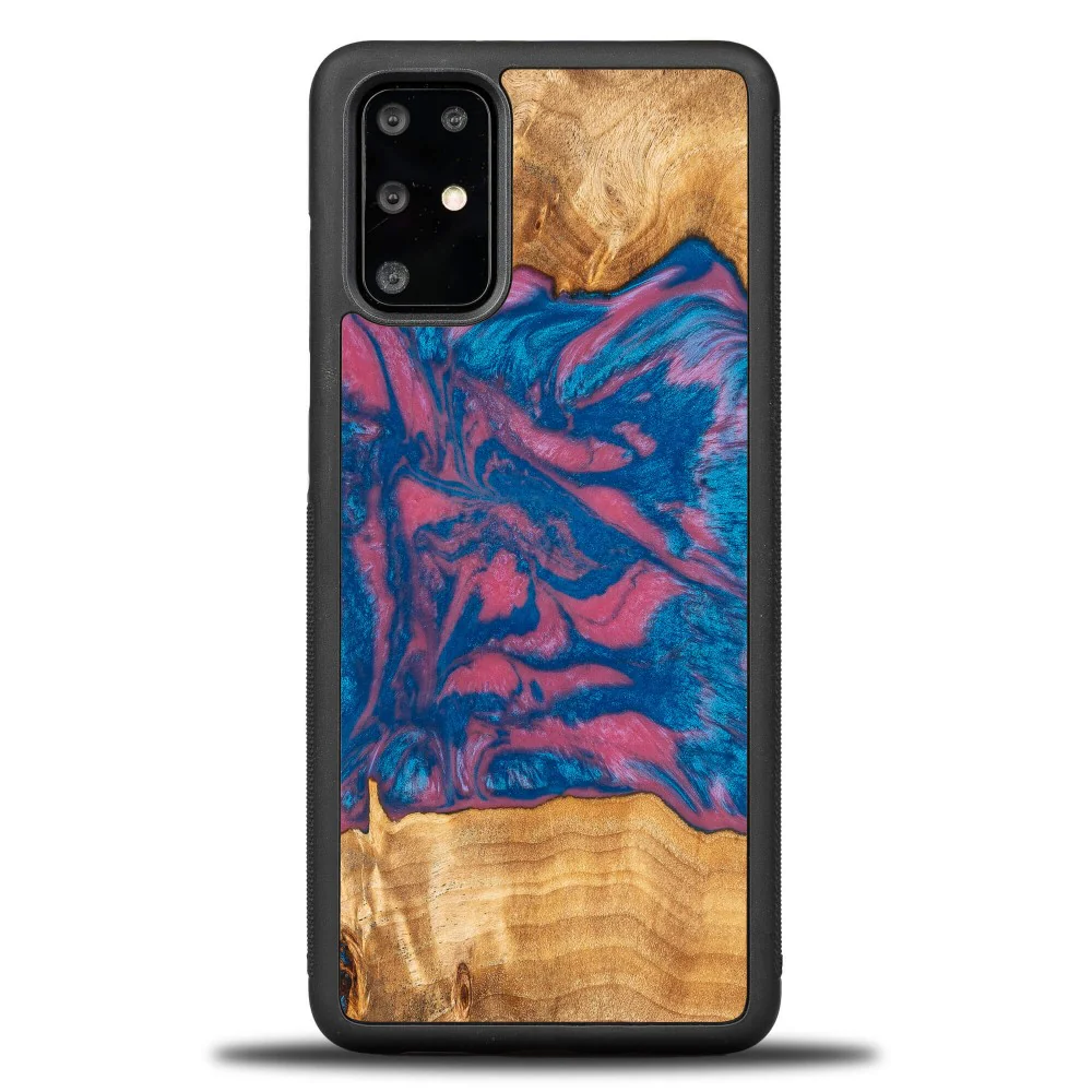 Holzhülle für Galaxy S20 Plus, Bewood Unique Neons Vegas