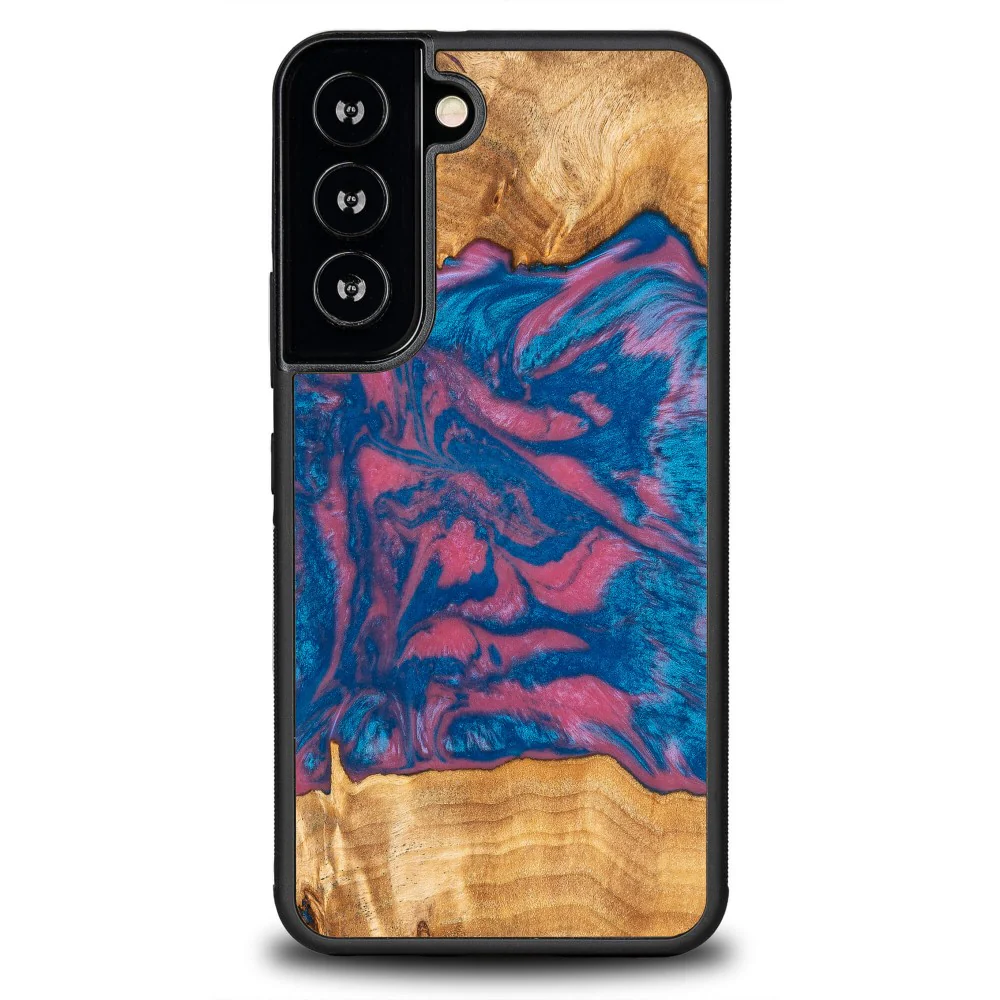 Holzhülle für Galaxy S22, Bewood Unique Neons Vegas