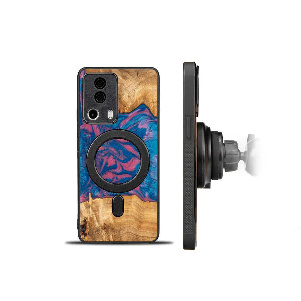 Holzhülle für Xiaomi 13 Lite, Bewood Unique Neons Vegas - Image 2