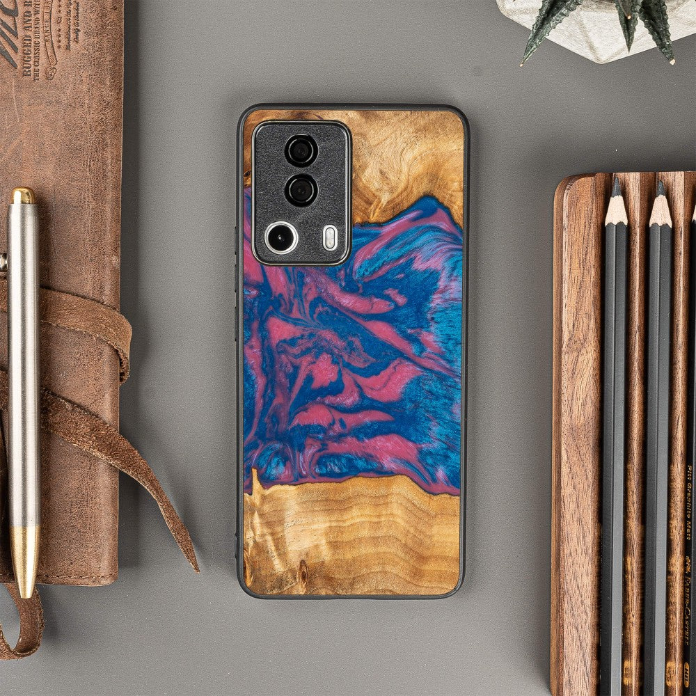 Holzhülle für Xiaomi 13 Lite, Bewood Unique Neons Vegas - Image 3