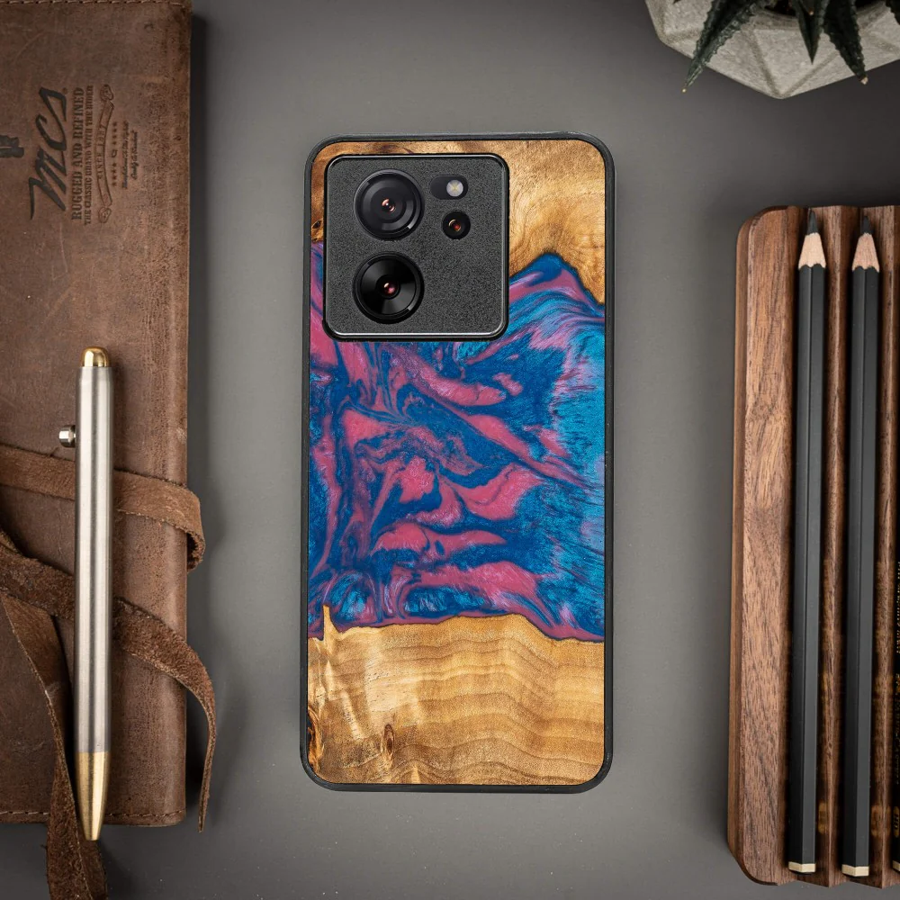 Holzhülle für Xiaomi 13T Pro / 13T, Bewood Unique Neons Vegas - Image 3