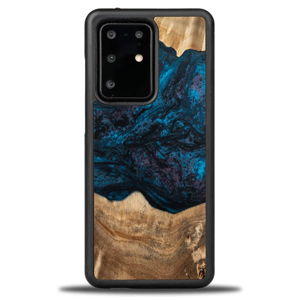 Holzhülle für Galaxy S20 Ultra, Bewood Unique Planets Neptun