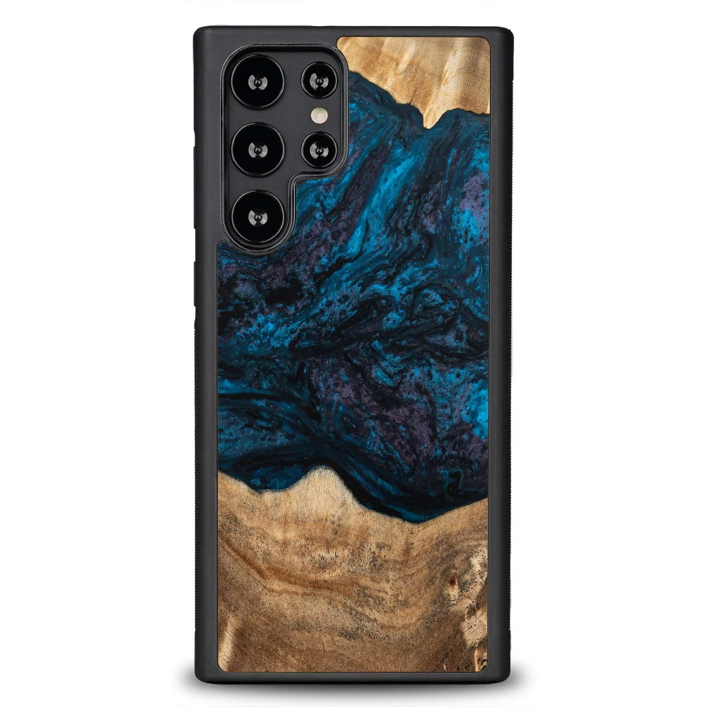 Holzhülle für Galaxy S22 Ultra, Bewood Unique Planets Neptun