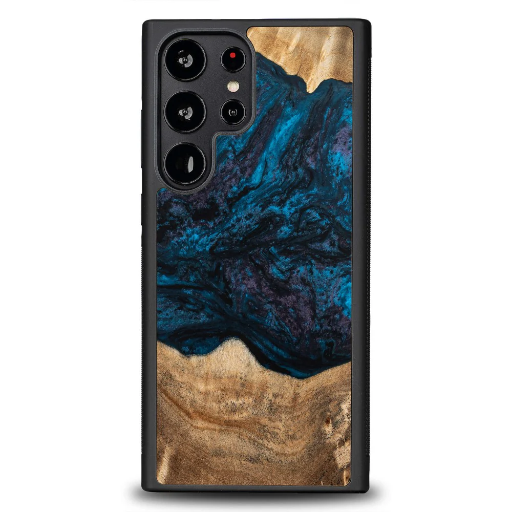 Holzhülle für Galaxy S23 Ultra, Bewood Unique Planets Neptun