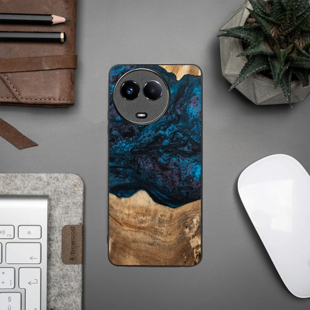 Holzhülle für Realme 11 5G, Bewood Unique Planets Neptun - Image 3