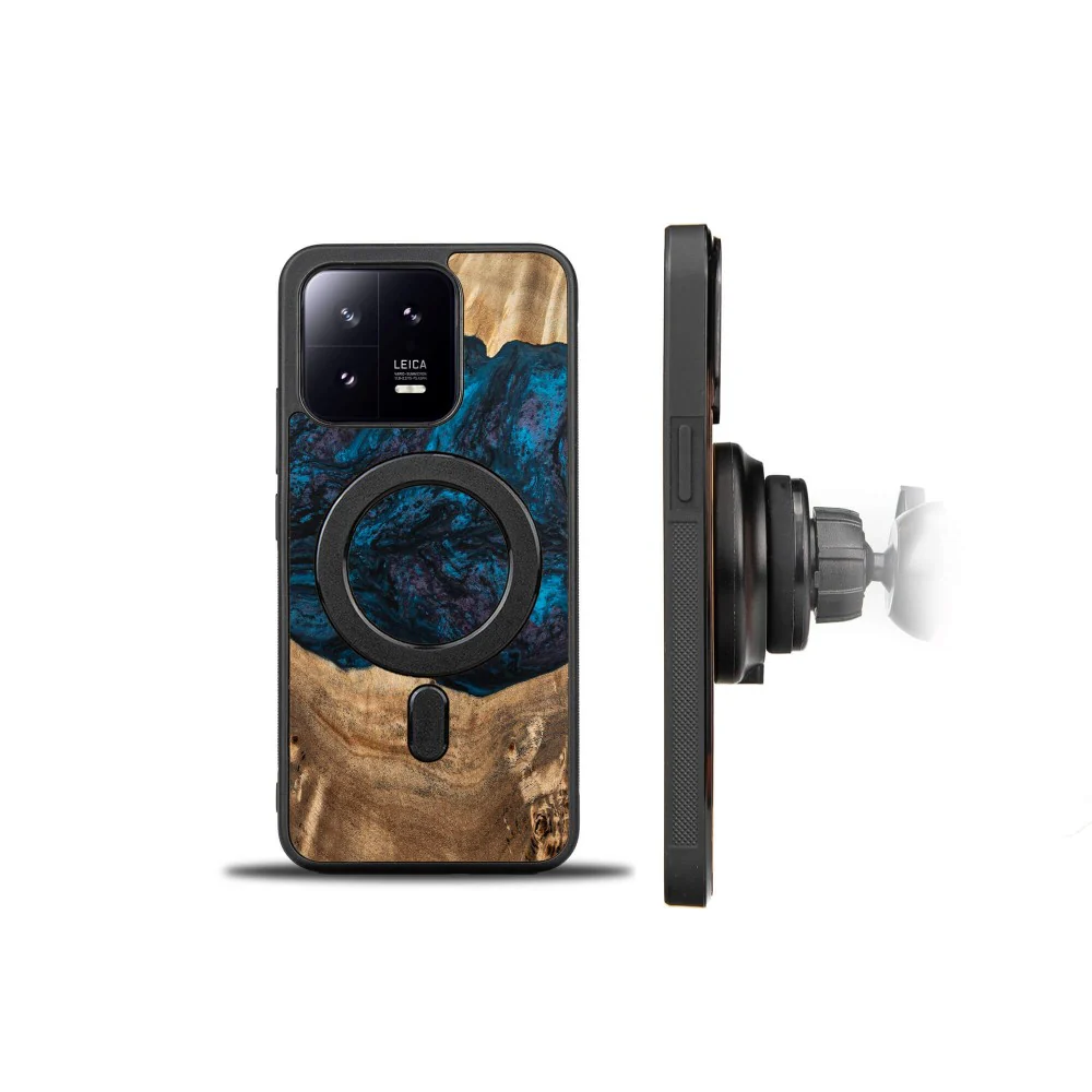 Holzhülle für Xiaomi 13, Bewood Unique Planets Neptun - Image 2