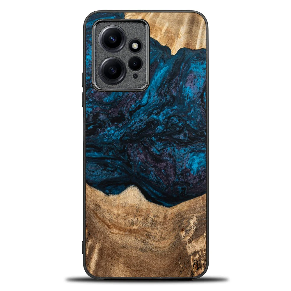 Holzhülle für Xiaomi Redmi Note 12 4G, Bewood Unique Planets Neptun