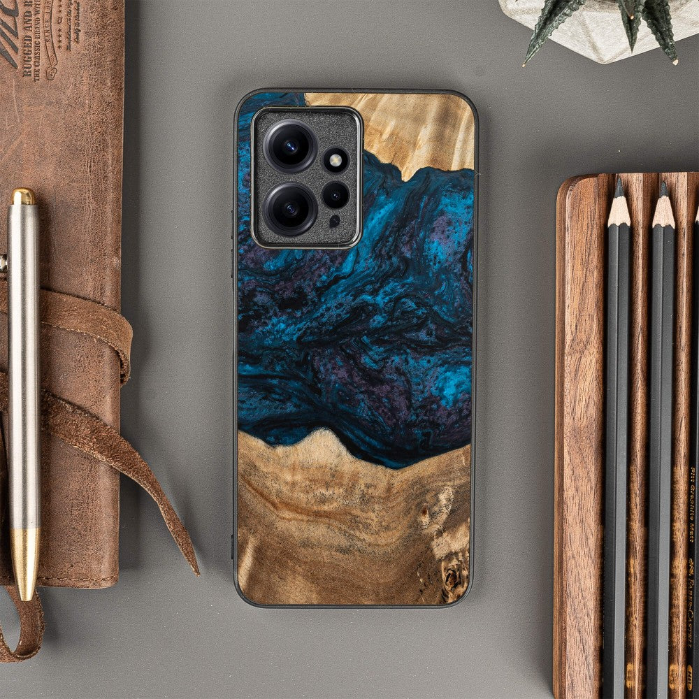 Holzhülle für Xiaomi Redmi Note 12 4G, Bewood Unique Planets Neptun - Image 3