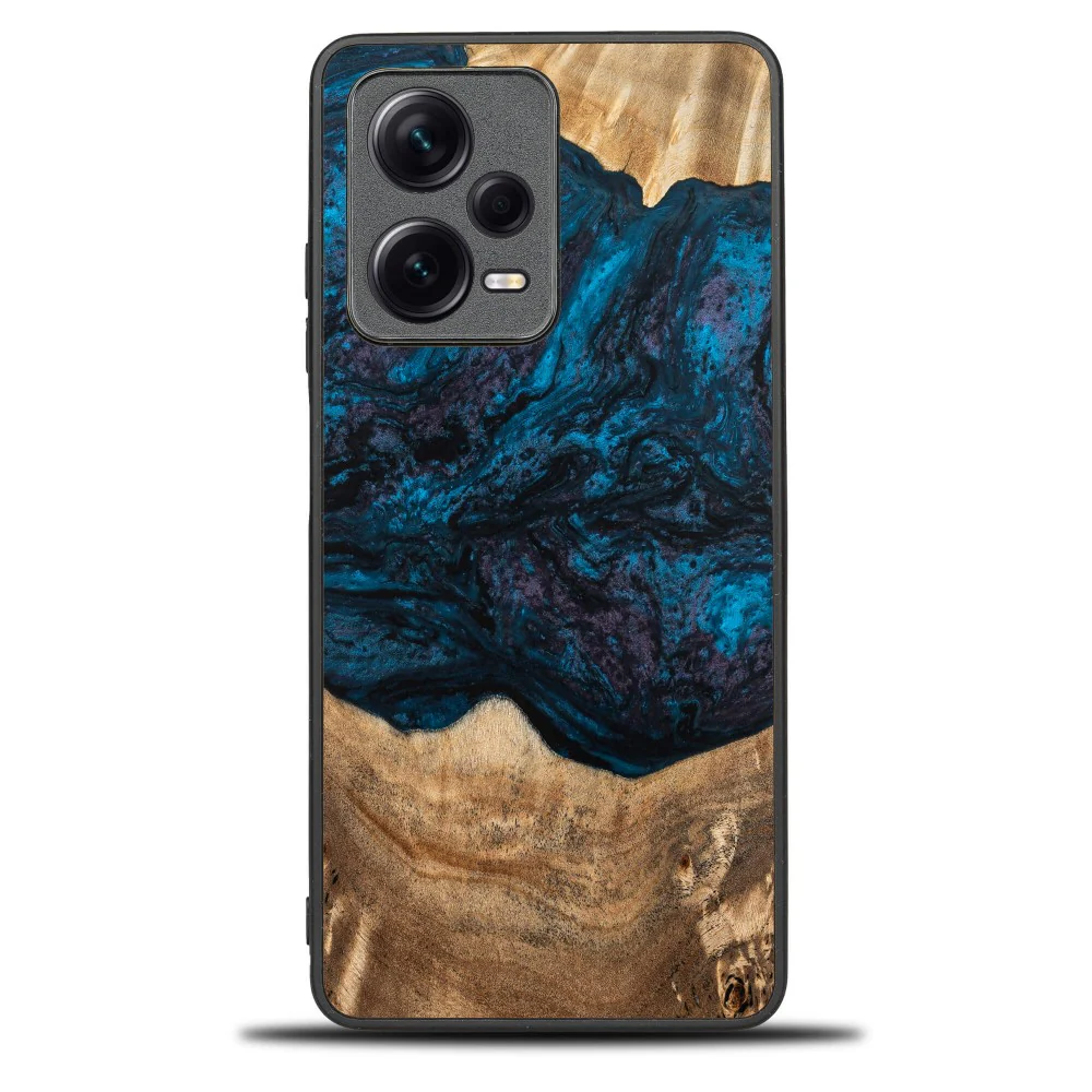 Holzhülle für Xiaomi Redmi Note 12 5G, Bewood Unique Planets Neptun