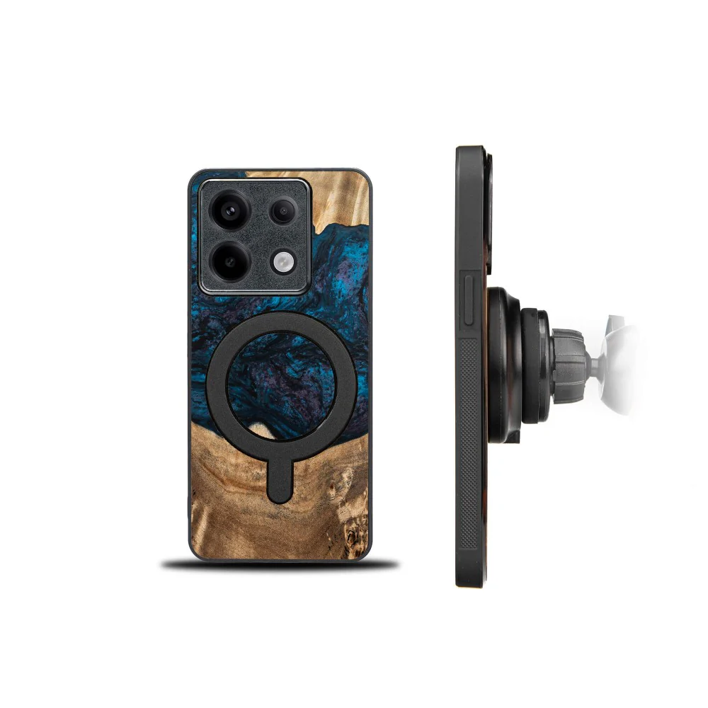 Holzhülle für Xiaomi Redmi Note 13 5G, Bewood Unique Planets Neptun - Image 2