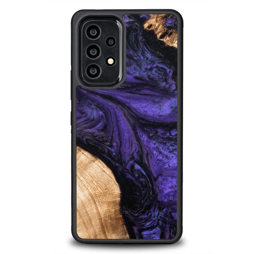 Holzhülle für Galaxy A53 5G, Bewood Unique Violet