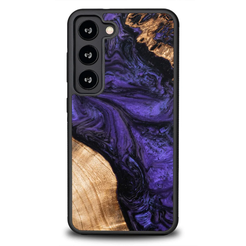 Holzhülle für Galaxy S23, Bewood Unique Violet