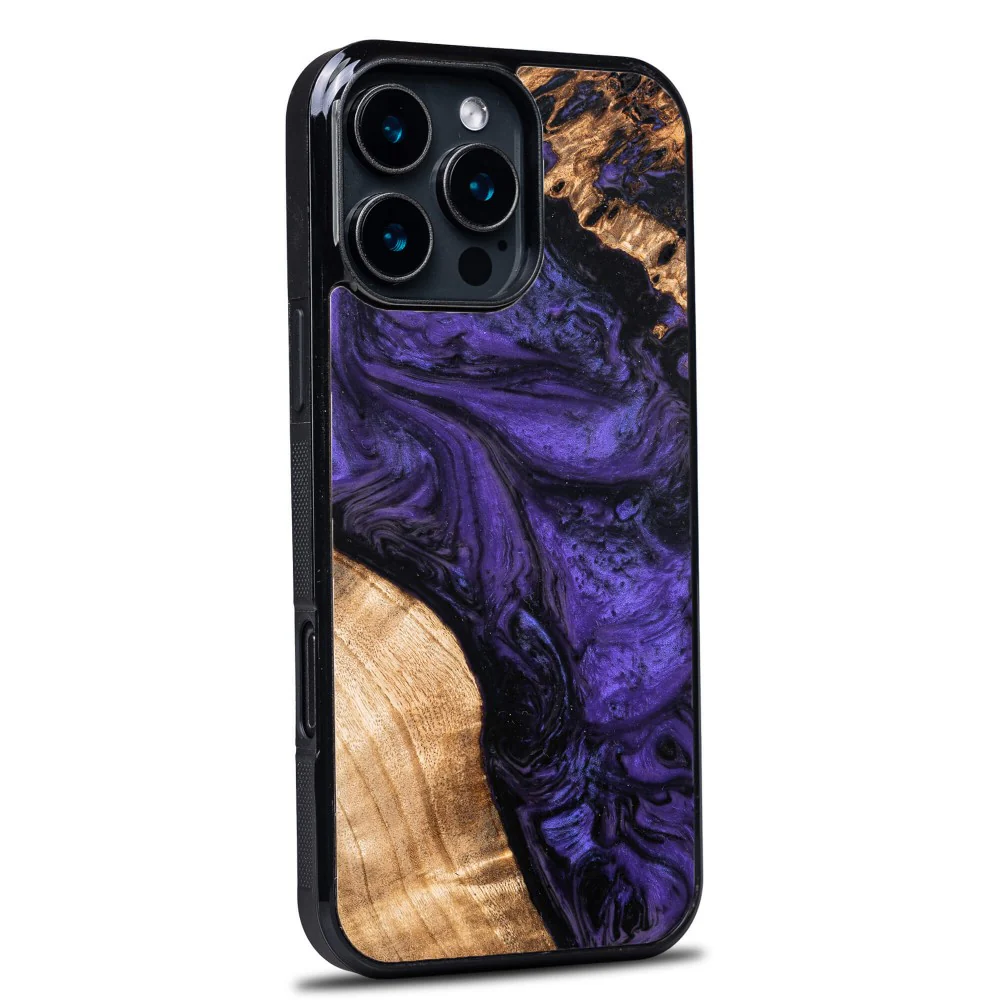 Holzhülle für iPhone 16 Pro Max, Bewood Unique Violet - Image 2