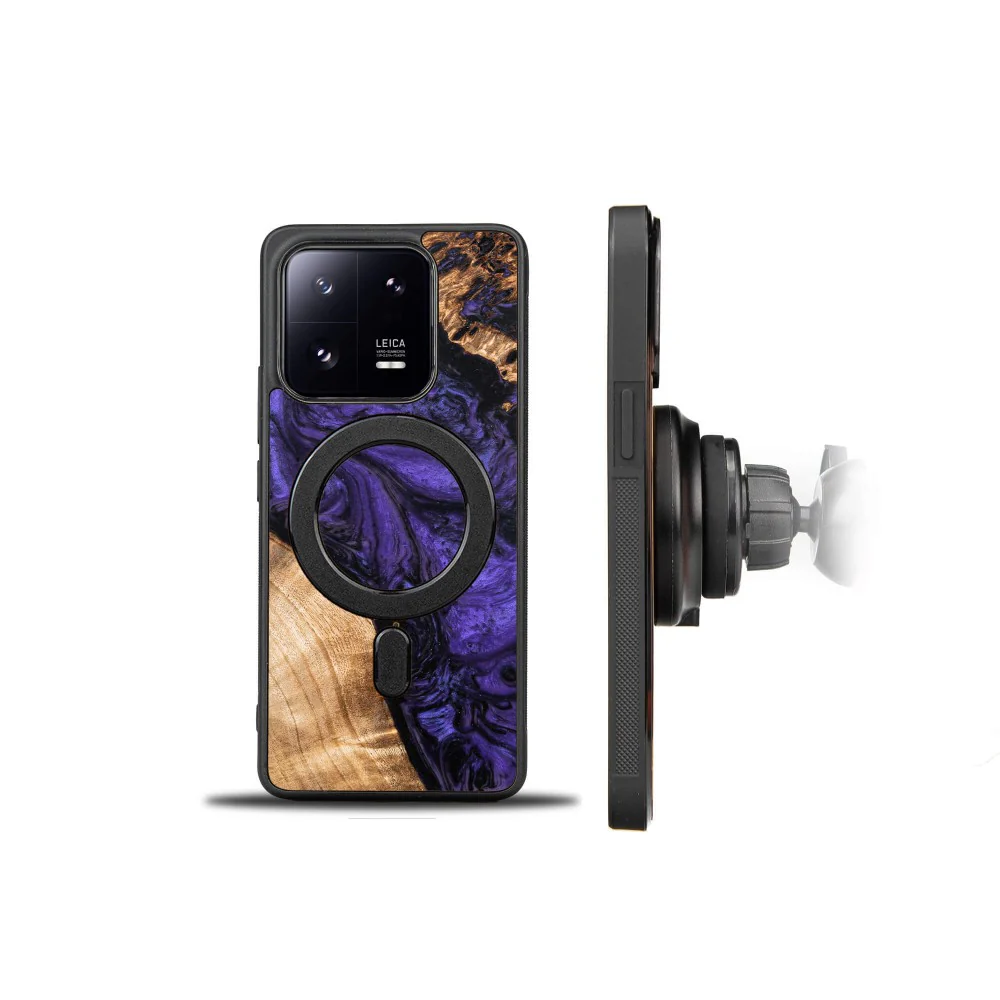Holzhülle für Xiaomi 13 Pro, Bewood Unique Violet - Image 2