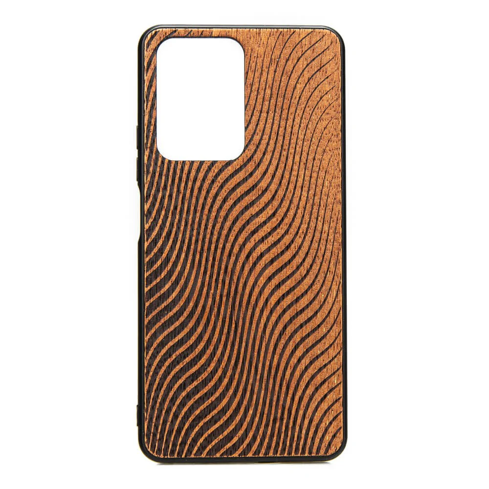 Holzhülle für Xiaomi Mi 11T 5G / 11T Pro 5G, Bewood Merbauwellen