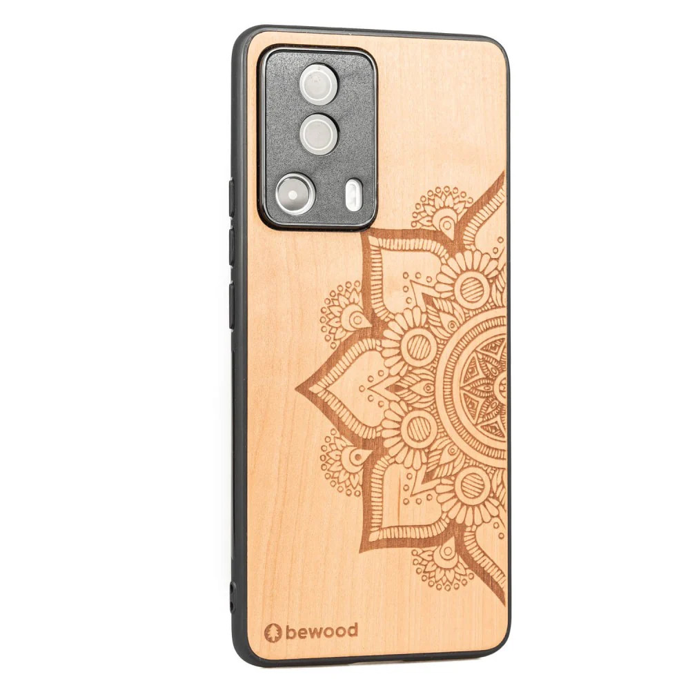 Holzhülle für Xiaomi 13 Lite, Bewood Apfelbaum Mandala - Image 2