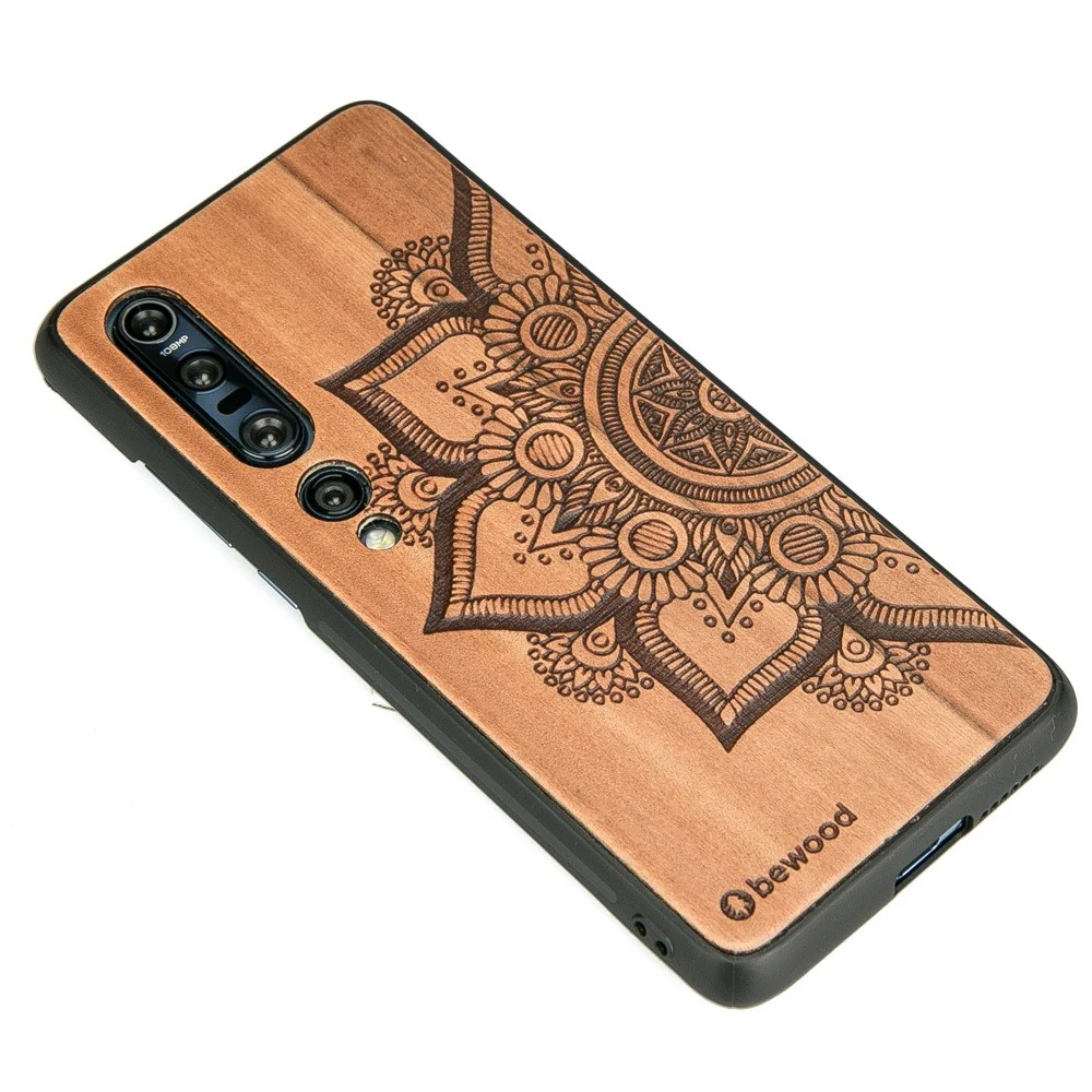 Holzhülle für Xiaomi Mi 10, Bewood Apfelbaum Mandala - Image 2