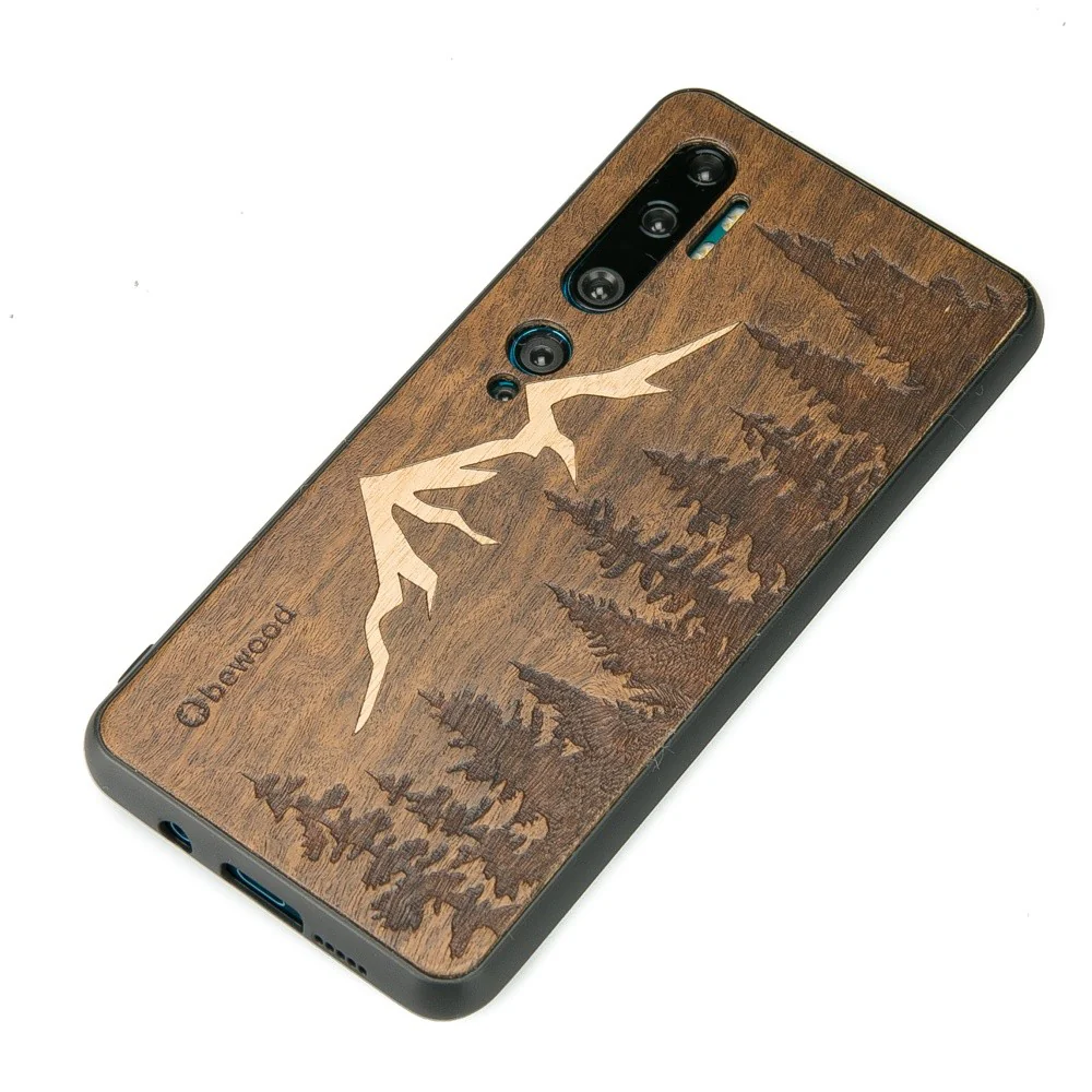 Holzhülle für Xiaomi Mi Note 10 / 10 Pro, Bewood Imbuia-Gebirge - Image 2