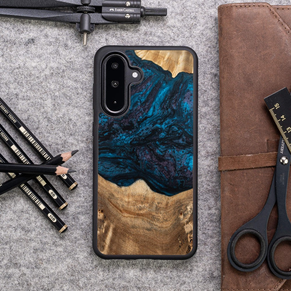 Holzhülle für Galaxy A26 5G, Bewood Unique Planets Neptun - Image 2