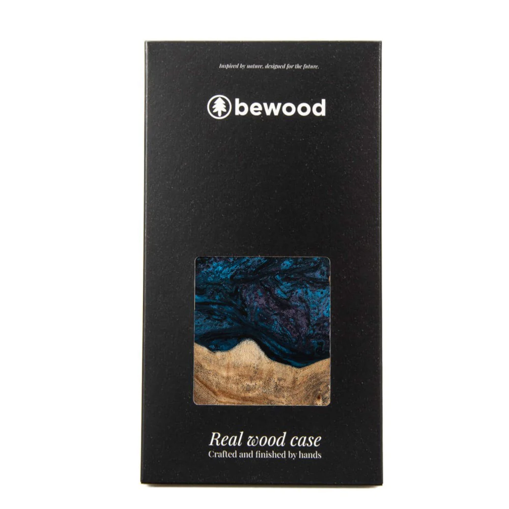 Holzhülle für Galaxy A26 5G, Bewood Unique Planets Neptun - Image 3