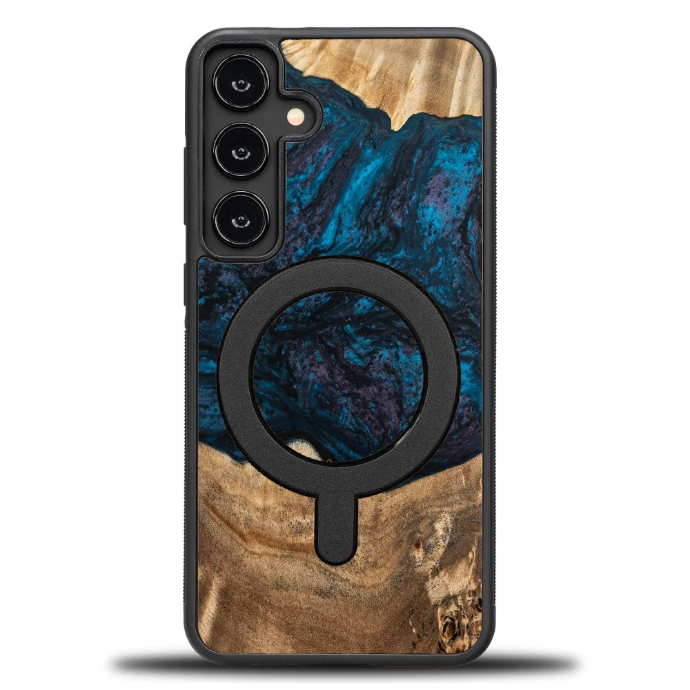 Holzhülle für Galaxy A35 5G, Bewood Unique Planets Neptun für MagSafe
