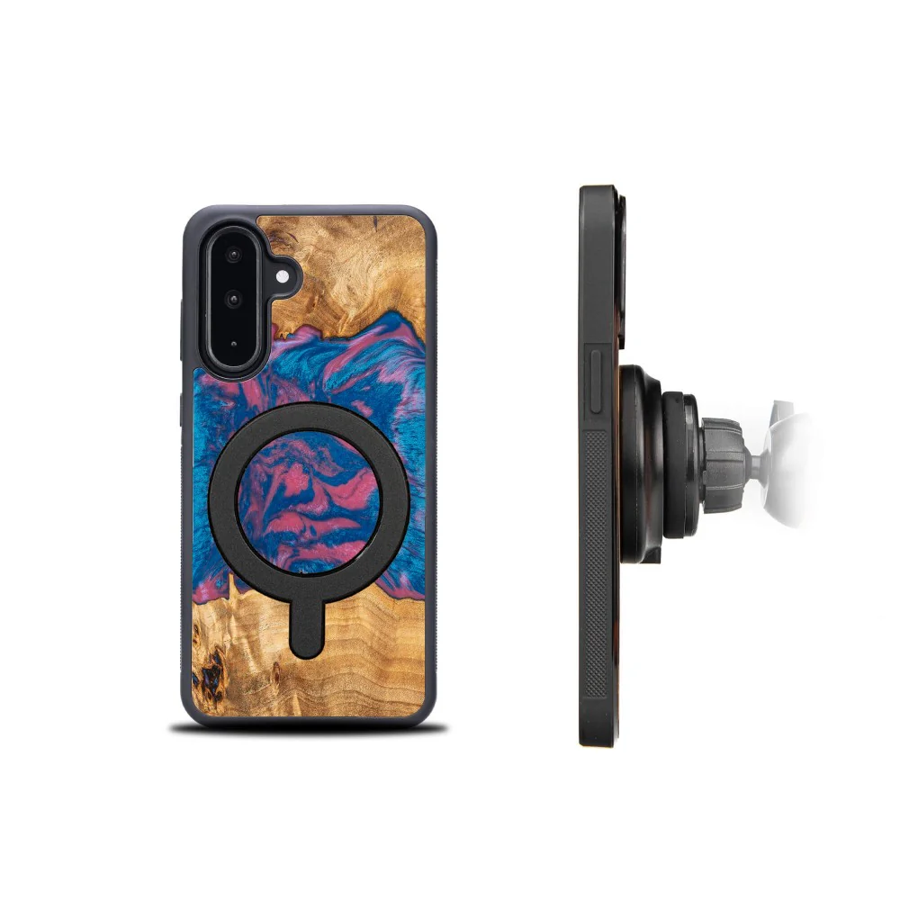 Holzhülle für Galaxy A36 5G, Bewood Unique Neons Vegas für MagSafe - Image 2
