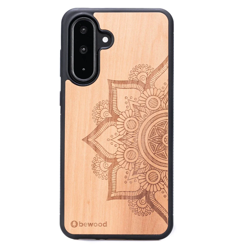 Holzhülle für Galaxy A56 5G, Bewood Apfelbaum Mandala