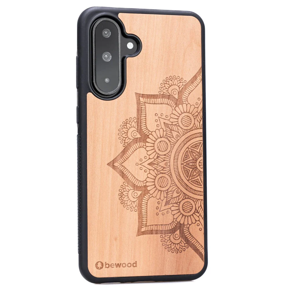 Holzhülle für Galaxy A56 5G, Bewood Apfelbaum Mandala - Image 2