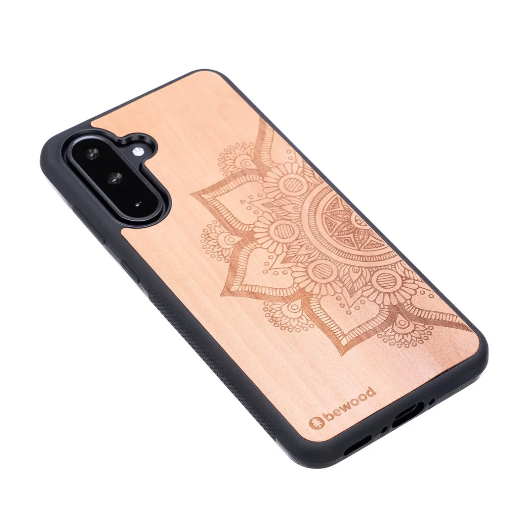 Holzhülle für Galaxy A56 5G, Bewood Apfelbaum Mandala - Image 3