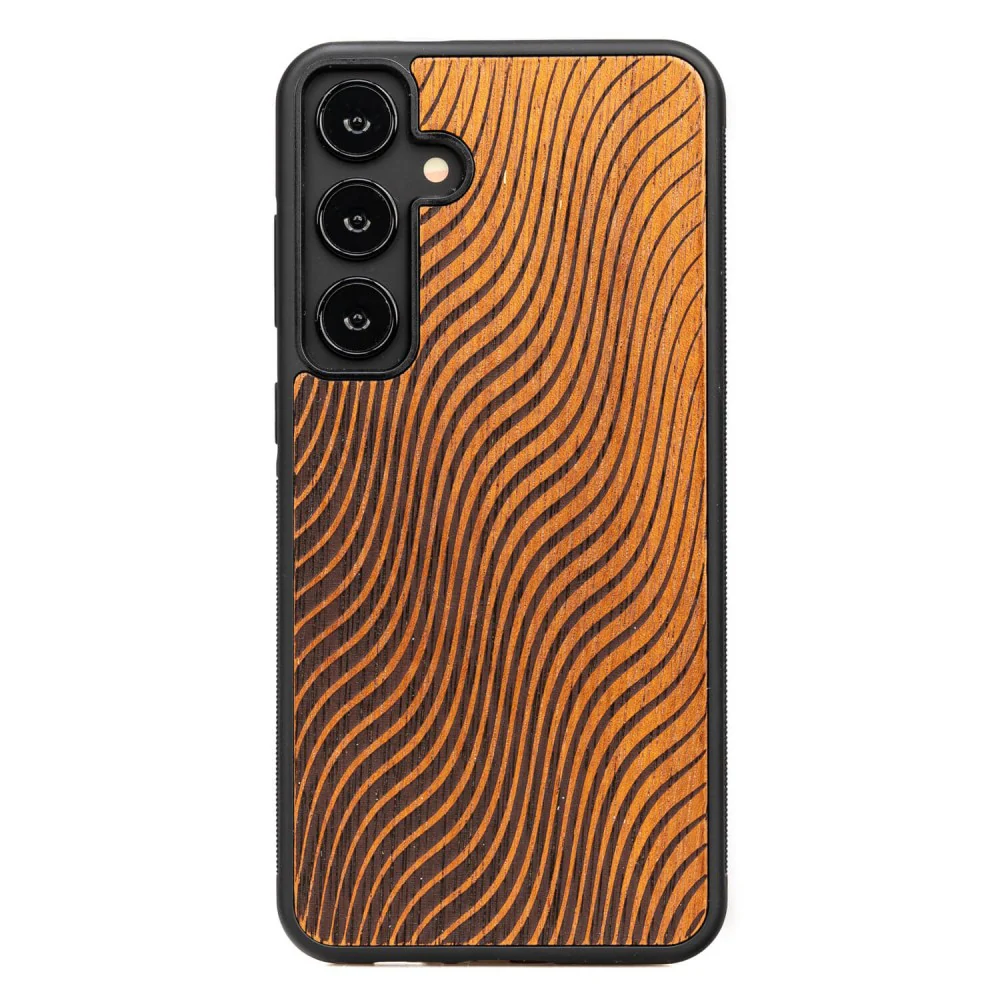 Holzhülle für Galaxy S24 FE, Bewood Merbauwellen