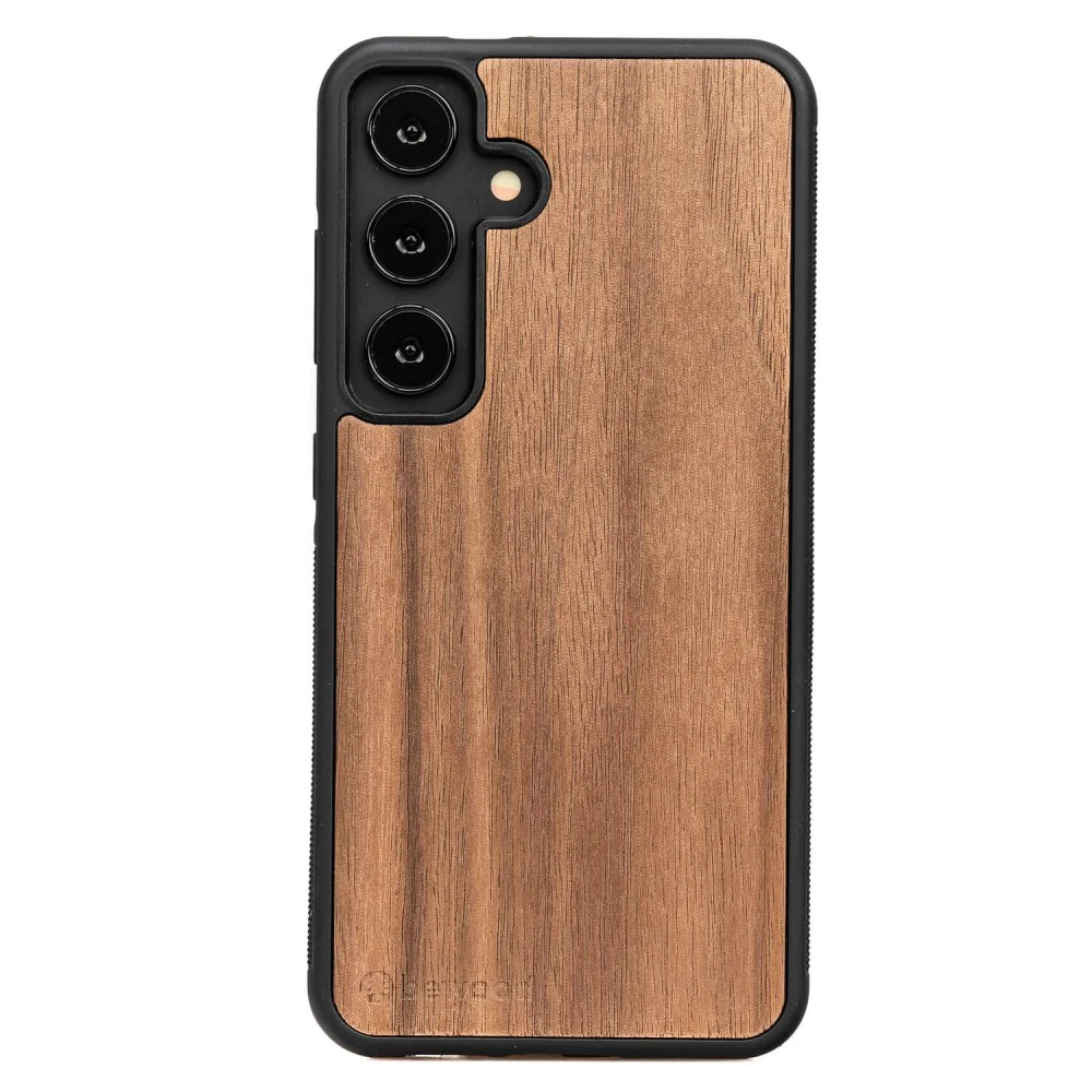 Holzhülle für Galaxy S25, Bewood Amerikanischer Nussbaum
