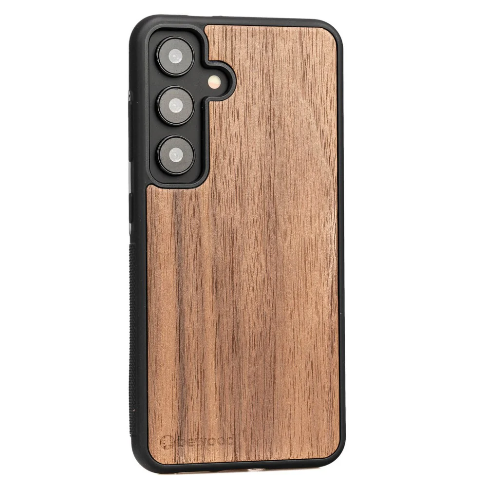 Holzhülle für Galaxy S25, Bewood Amerikanischer Nussbaum - Image 2