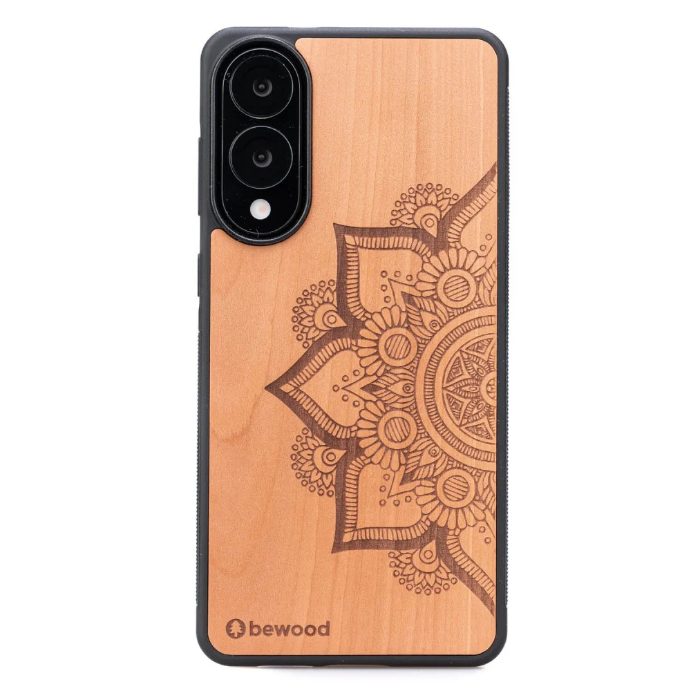 Holzhülle für Galaxy S25 Edge, Bewood Apfelbaum Mandala