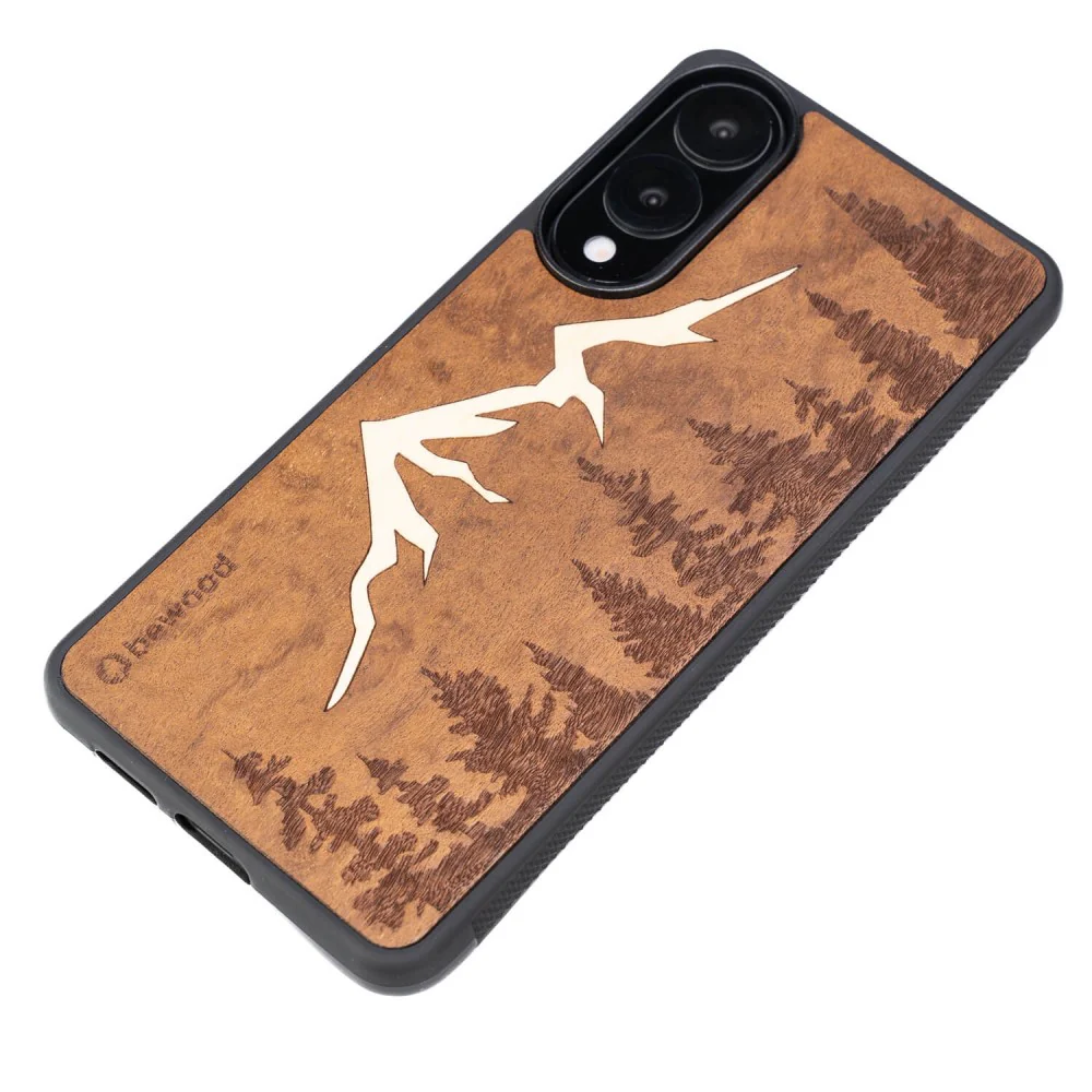 Holzhülle für Galaxy S25 Edge, Bewood Imbuia-Gebirge - Image 3