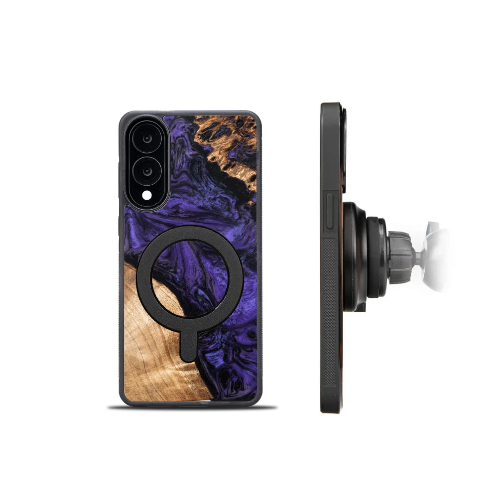 Holzhülle für Galaxy S25 Edge, Bewood Unique Violet für MagSafe - Image 2