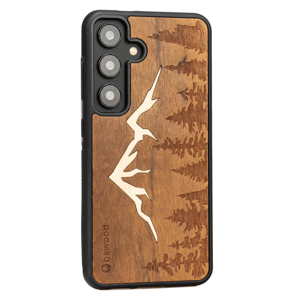 Holzhülle für Galaxy S25 FE, Bewood Imbuia-Gebirge - Image 2