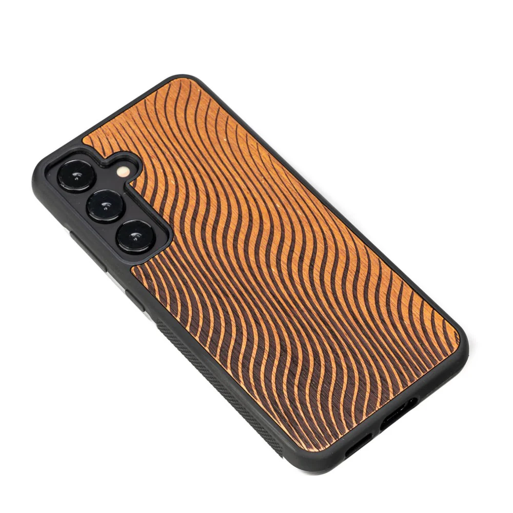 Holzhülle für Galaxy S25 FE, Bewood Merbauwellen - Image 3