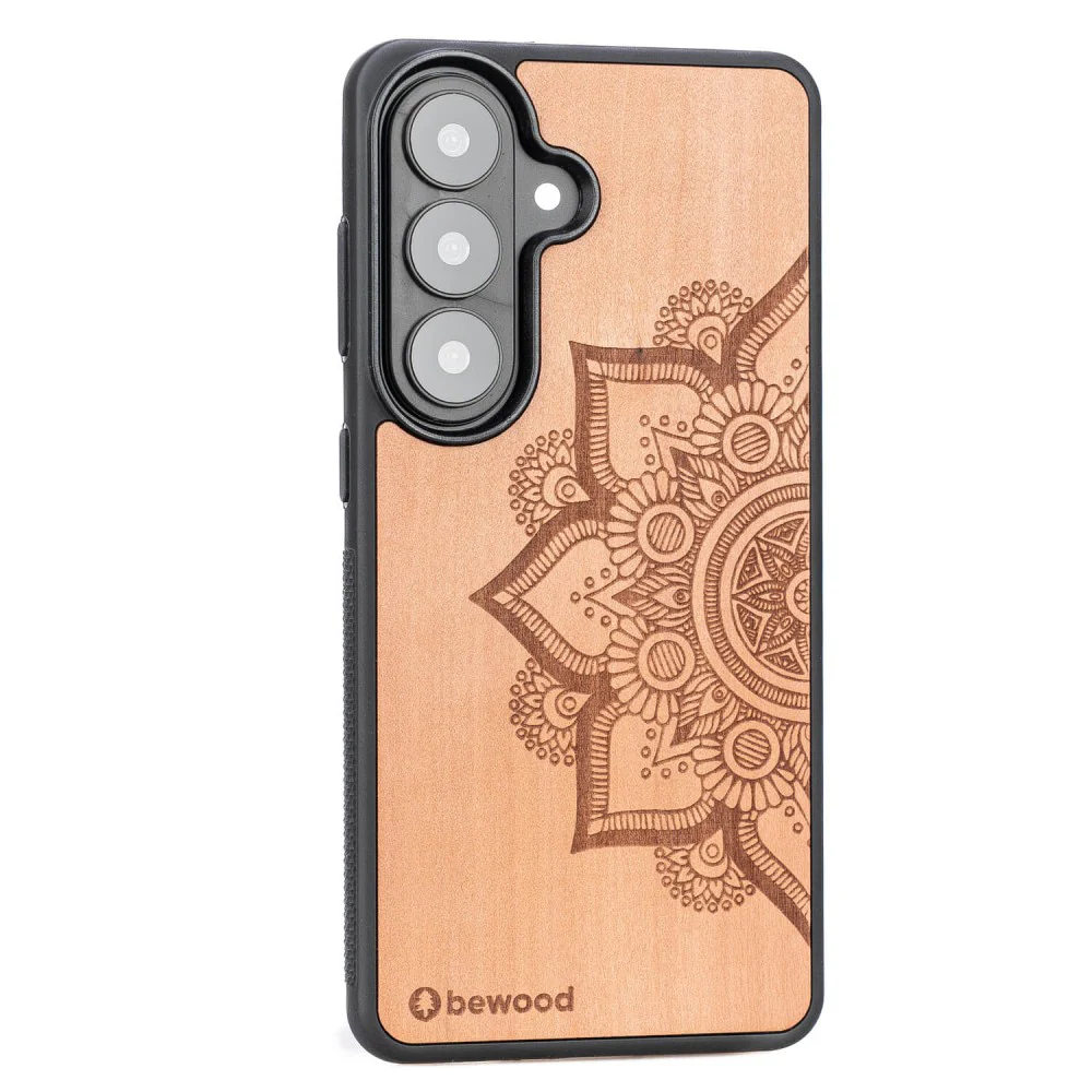 Holzhülle für Galaxy S26, Bewood Apfelbaum Mandala - Image 2