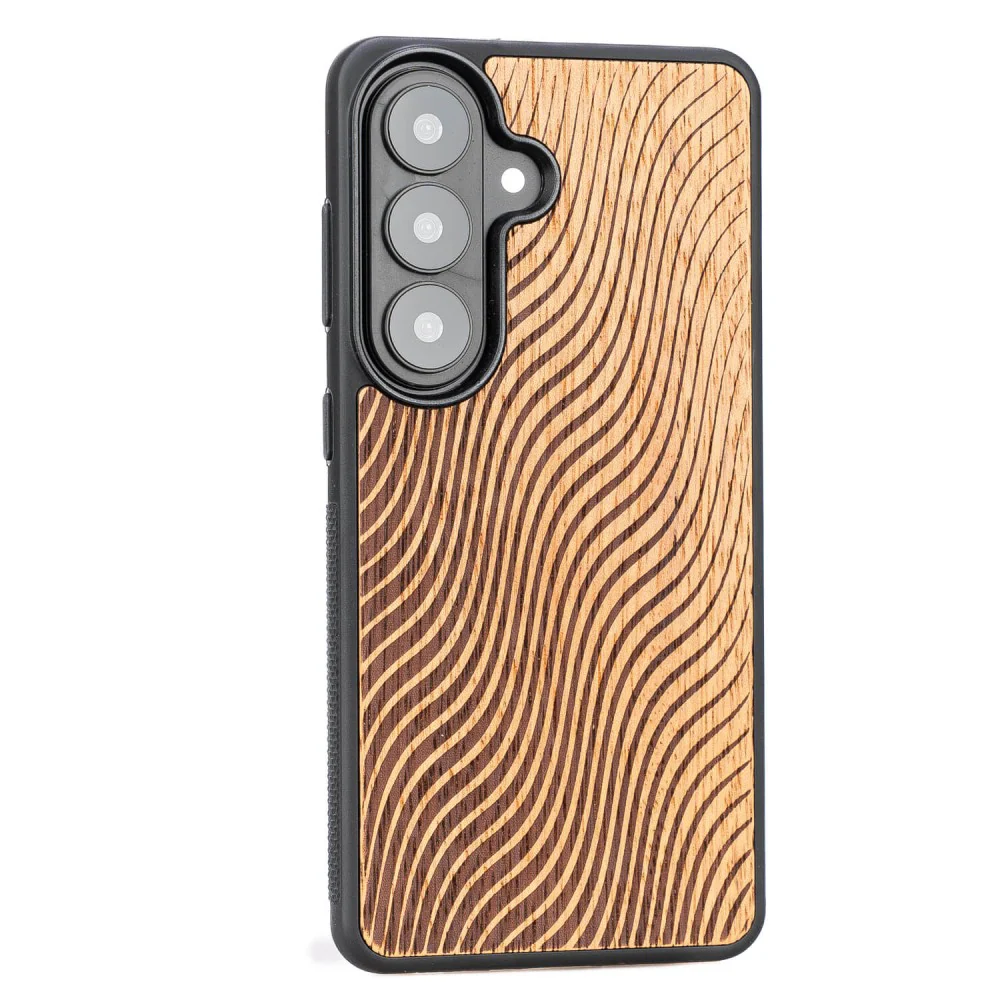 Holzhülle für Galaxy S26, Bewood Merbauwellen - Image 2