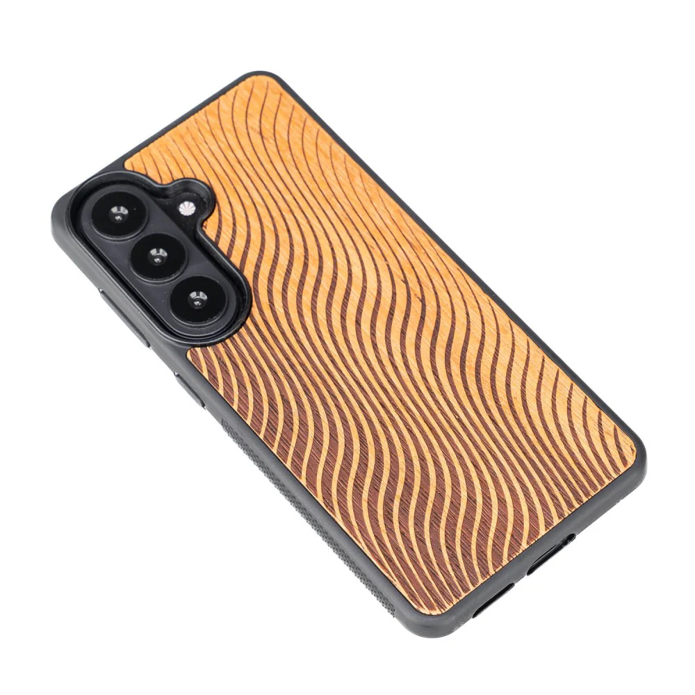 Holzhülle für Galaxy S26, Bewood Merbauwellen - Image 3
