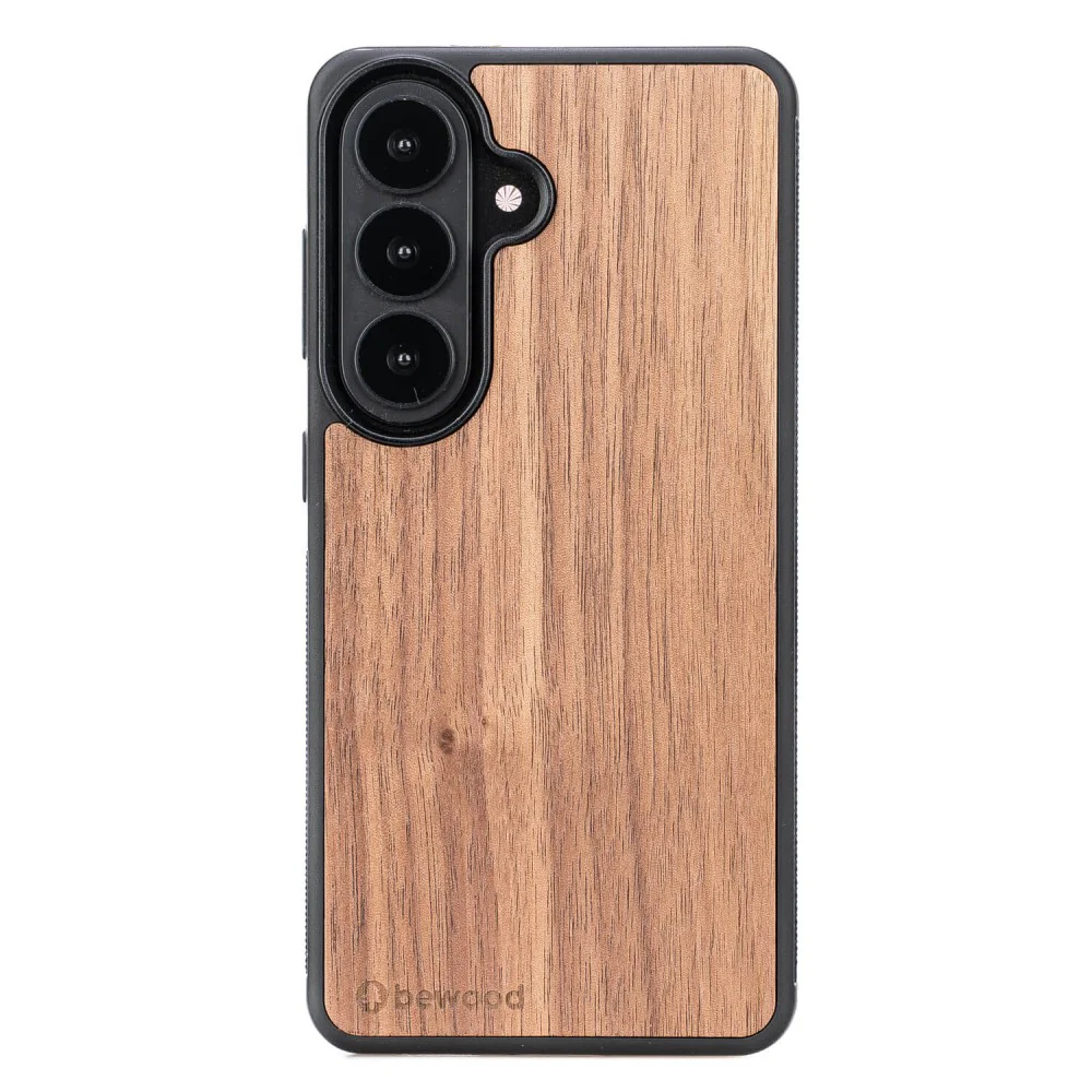 Holzhülle für Galaxy S26 Plus, Bewood Amerikanischer Nussbaum