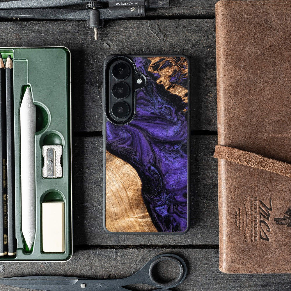 Holzhülle für Galaxy S26 Plus, Bewood Unique Violet - Image 2