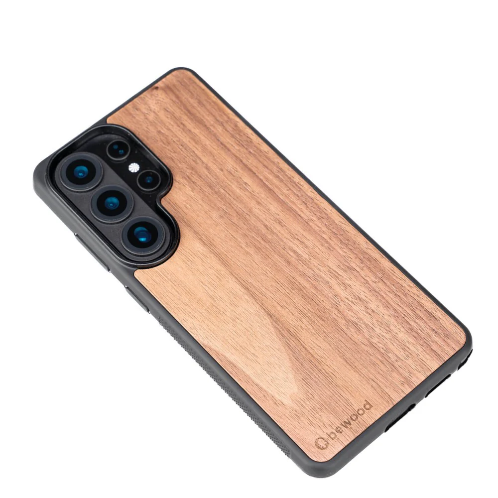 Holzhülle für Galaxy S26 Ultra, Bewood Amerikanischer Nussbaum - Image 3