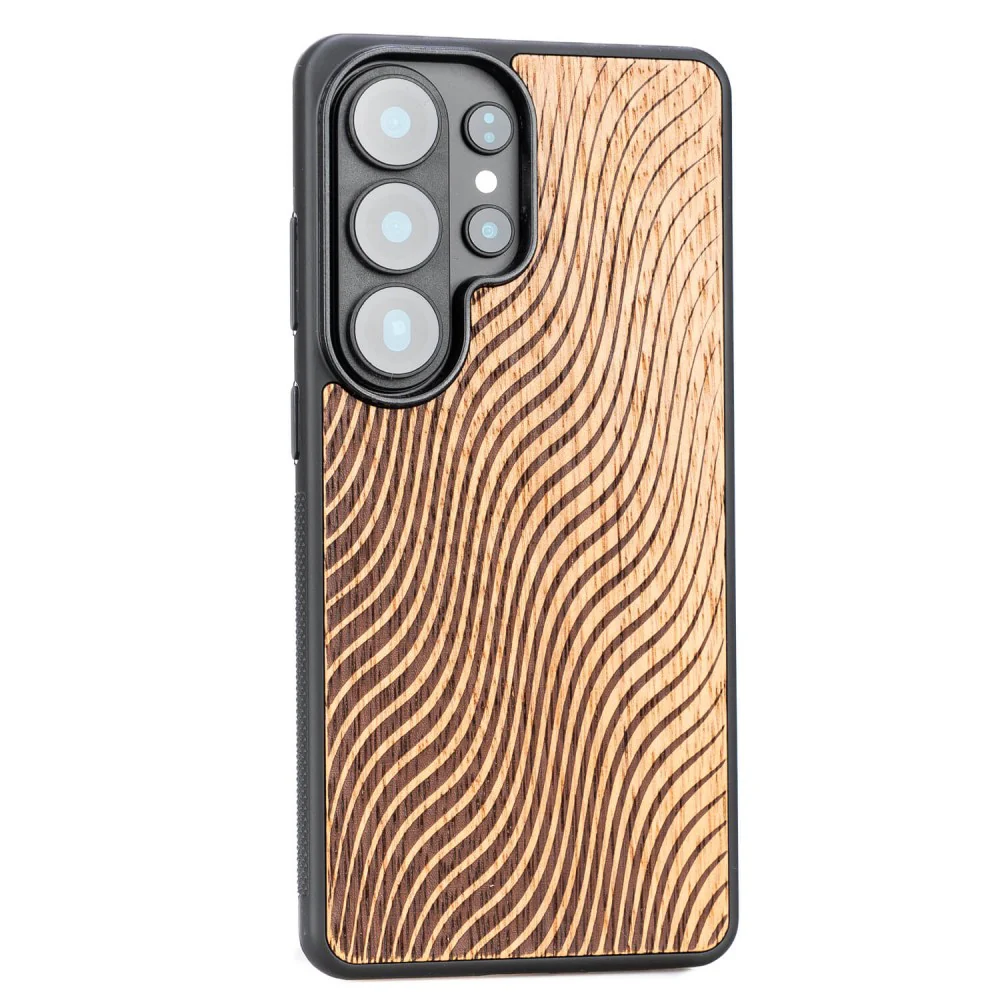Holzhülle für Galaxy S26 Ultra, Bewood Merbauwellen - Image 2