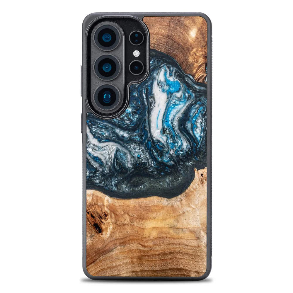Holzhülle für Galaxy S26 Ultra, Bewood Unique Planets Erde