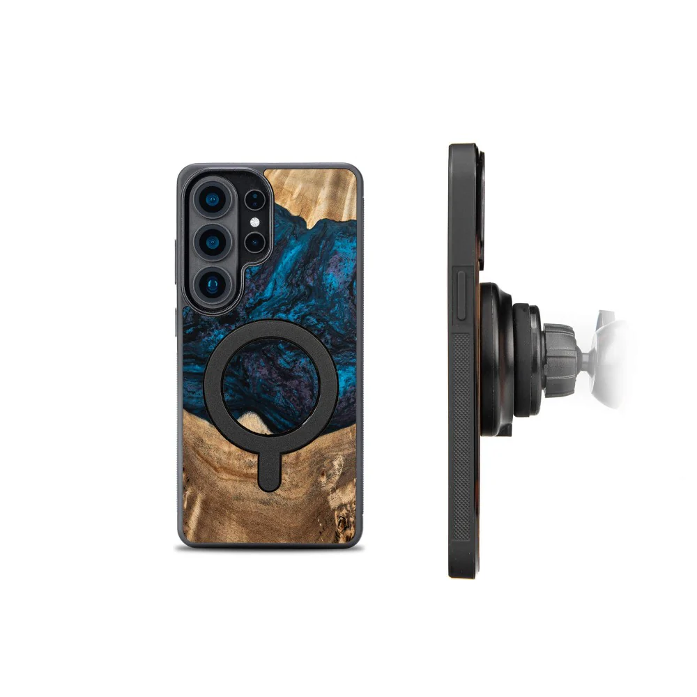 Holzhülle für Galaxy S26 Ultra, Bewood Unique Planets Neptun für MagSafe - Image 2
