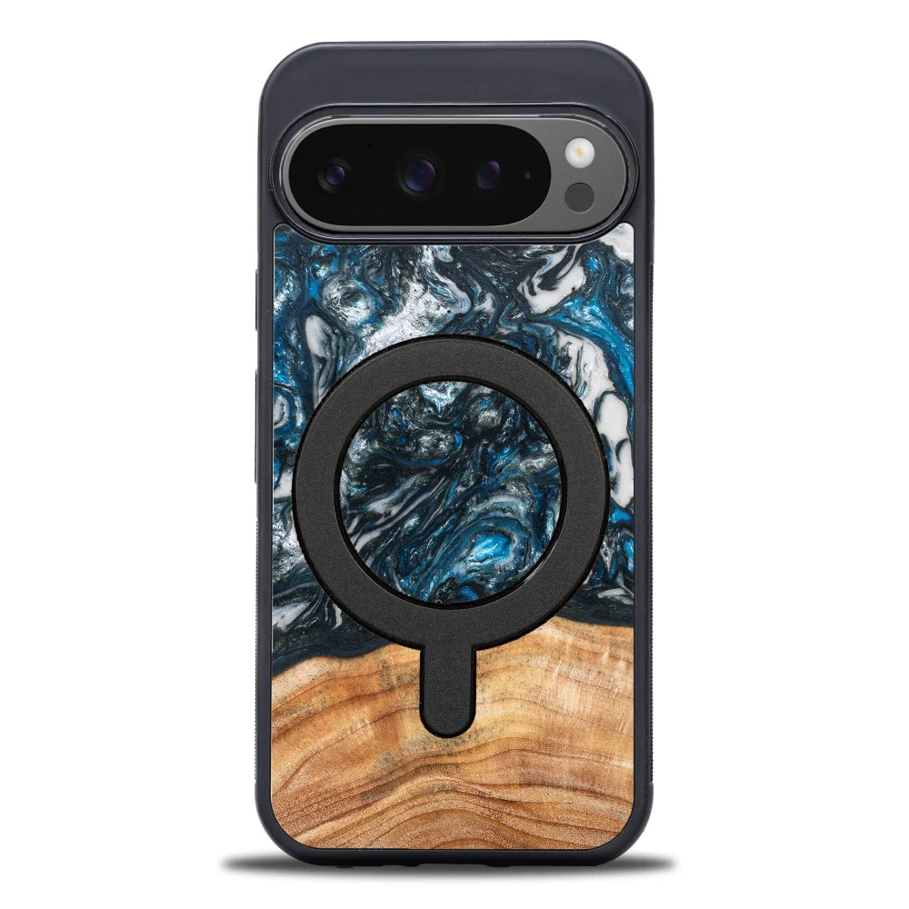 Holzhülle für Google Pixel 10 Pro XL, Bewood Unique Planets Erde für MagSafe - Image 2