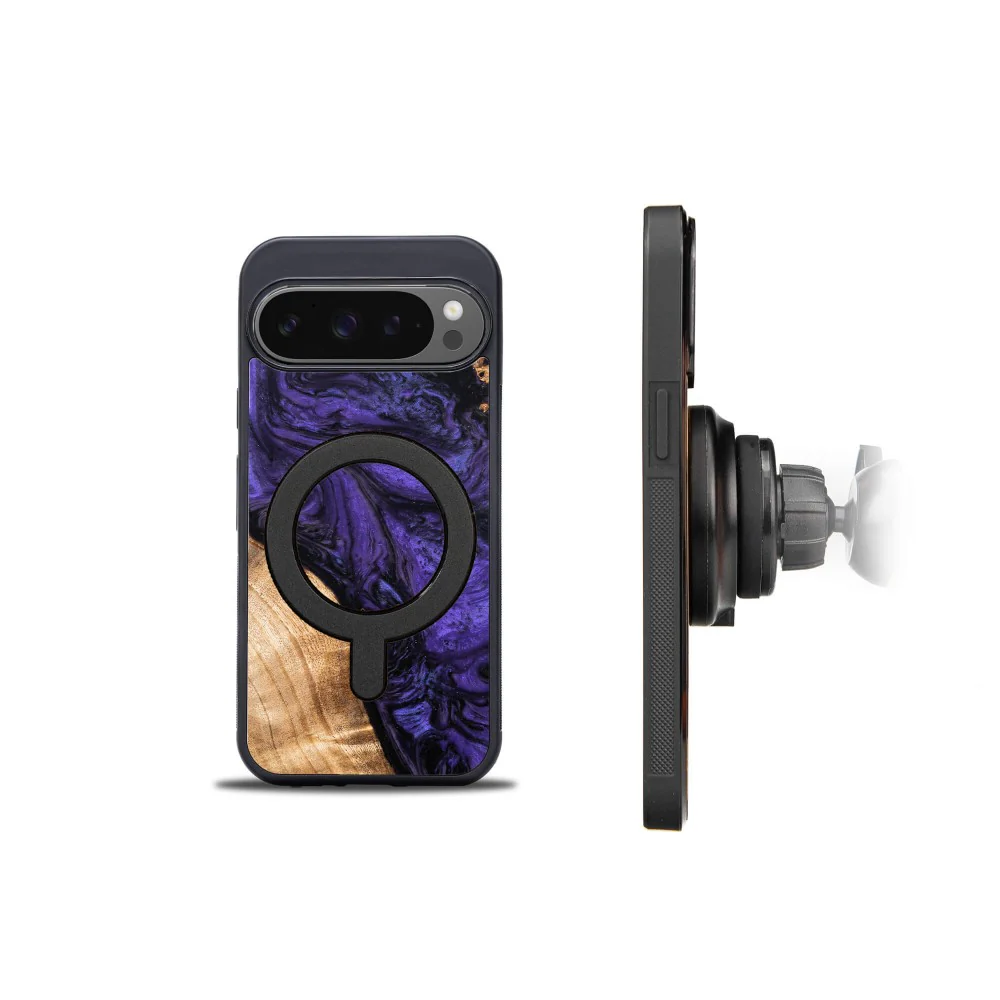 Holzhülle für Google Pixel 10 Pro XL, Bewood Unique Violet für MagSafe - Image 2