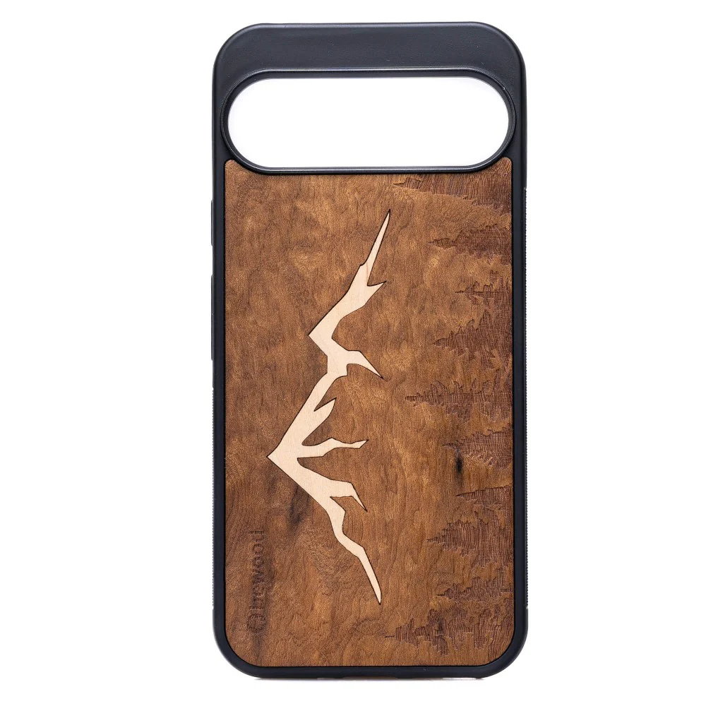 Holzhülle für Google Pixel 9 / 9 Pro, Bewood Imbuia-Gebirge