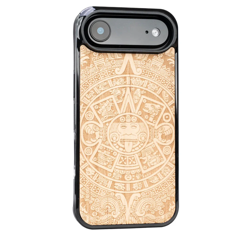 Holzhülle für iPhone Air, Bewood Aniegre Aztekischer Kalender - Image 2